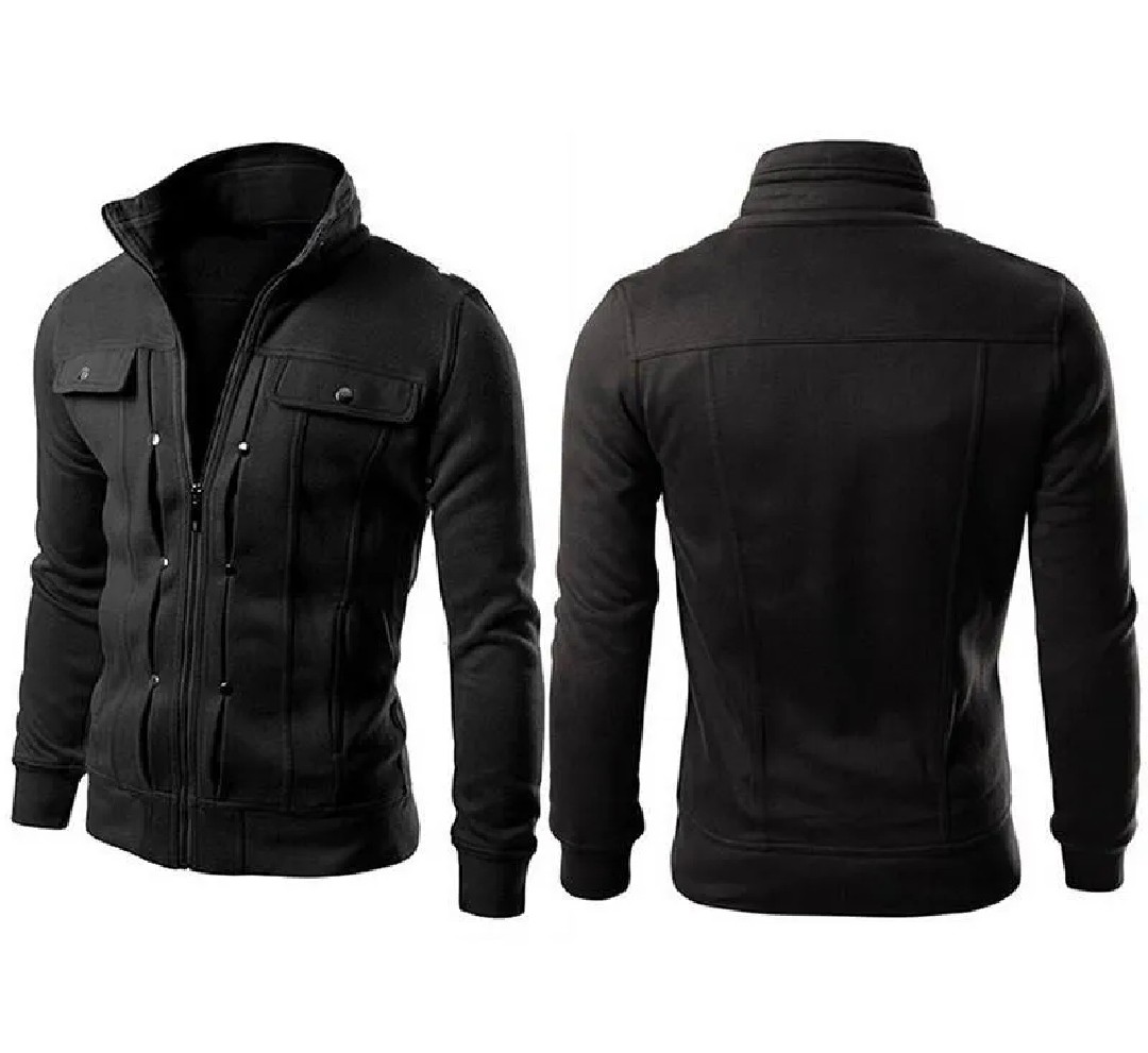 Black Winter Maxican Jacket for Men