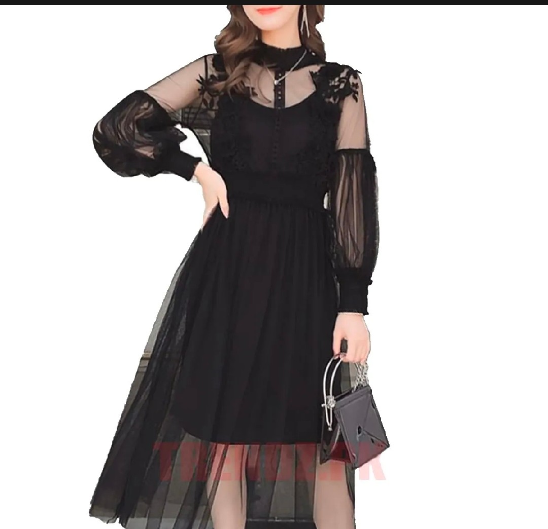 Fine Net Fancy Maxi for Girls