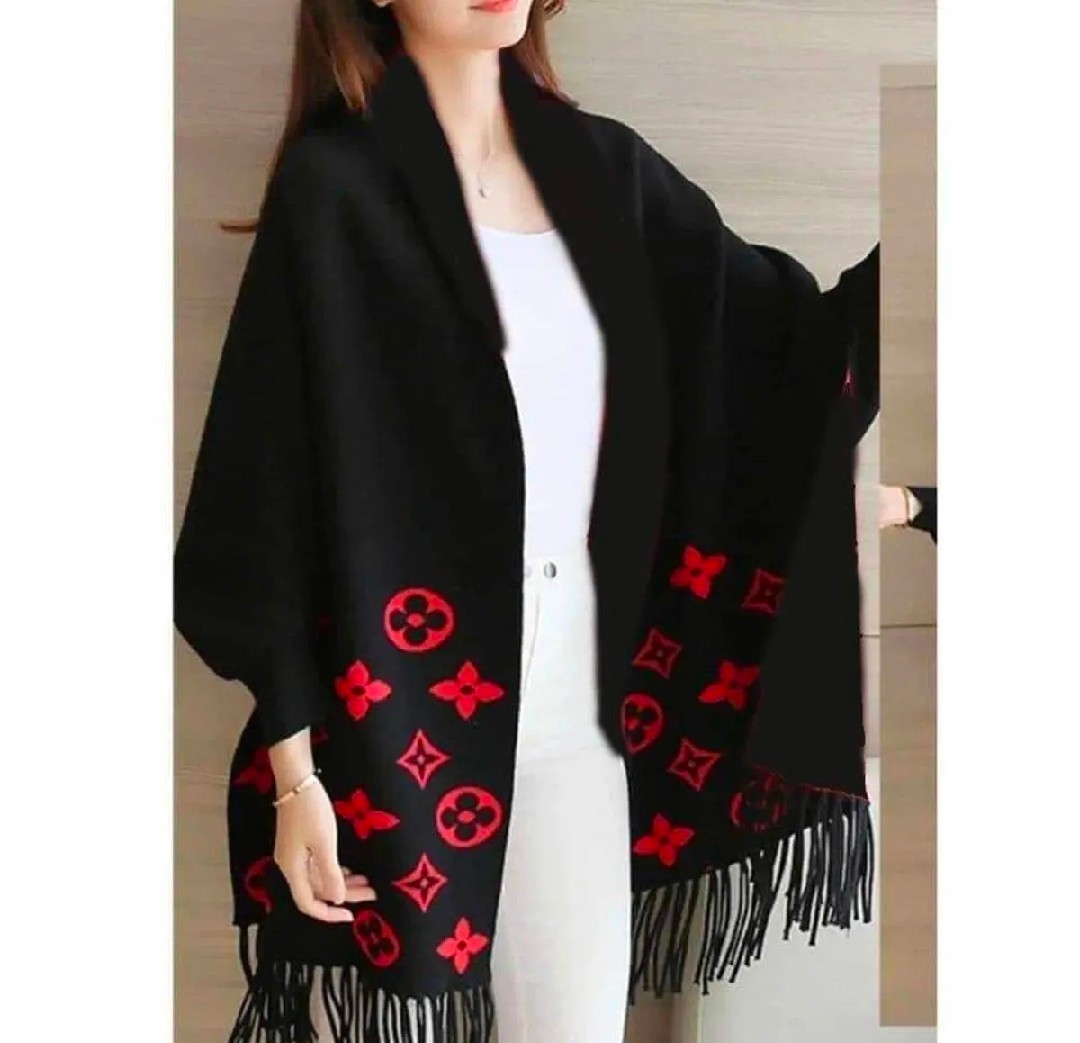 Printed Stylish Fleece Shawl