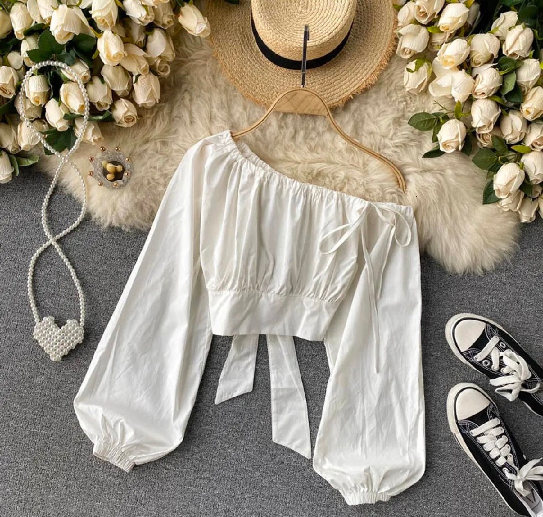 Rackles Behavior Top Crop Design for Girls